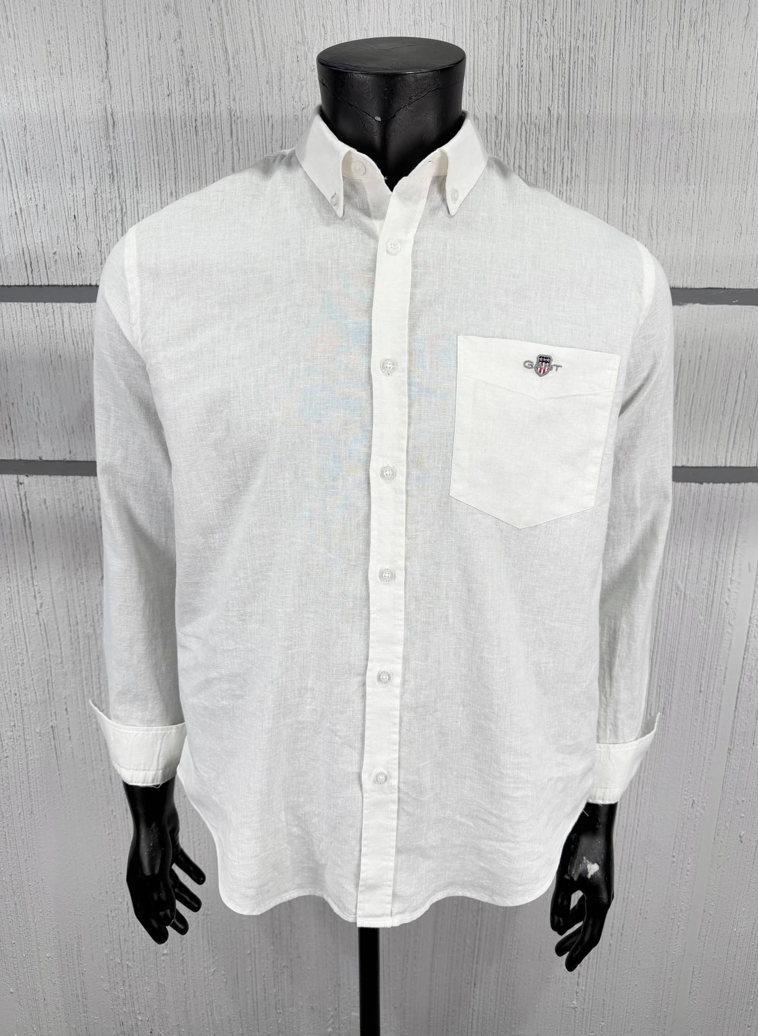 GANT Regular Fit Keten Gömlek - Beyaz