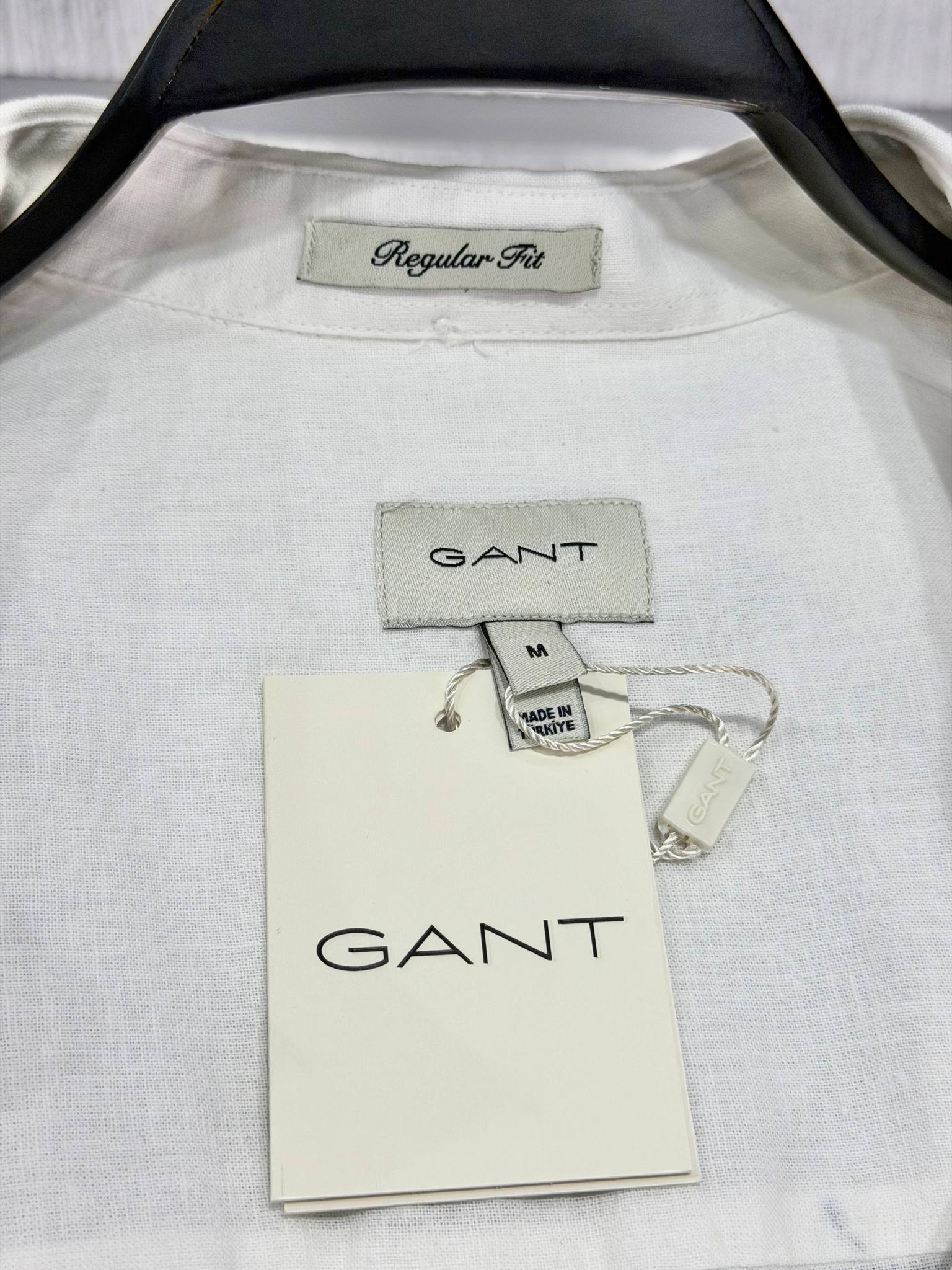 GANT Regular Fit Keten Gömlek - Beyaz